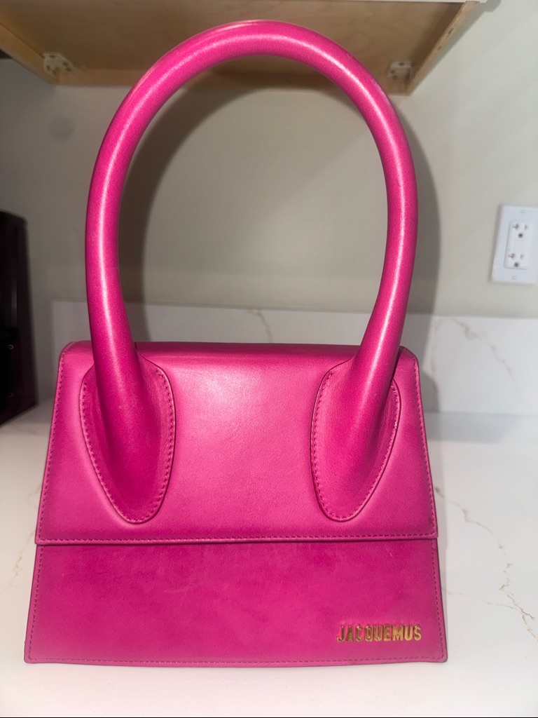 Jacquemus Fuchsia Grand Top-Handle Bag